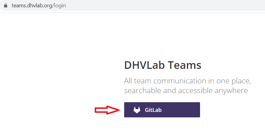 Anmeldung über GitLab